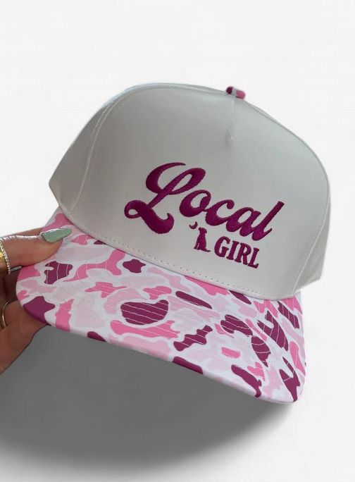 Local Boy Women's LG Retro Script Hat   L5300008
