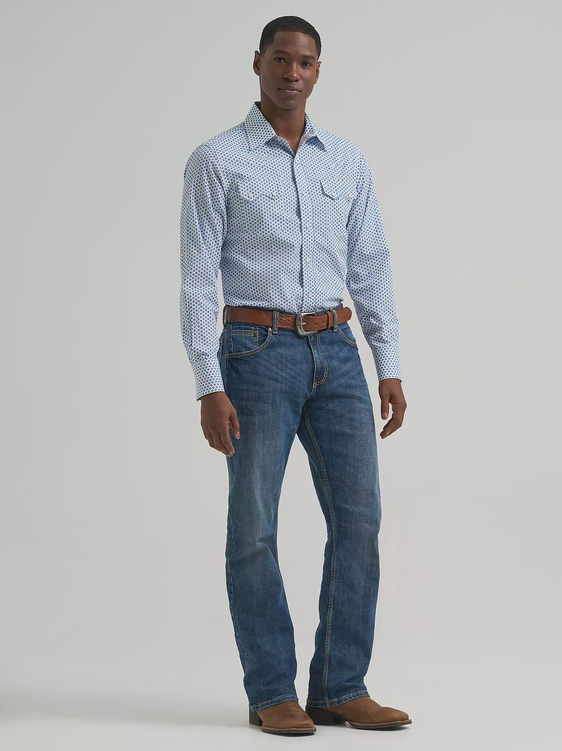 Wrangler Retro Men's Long Sleeve Shirt Modern Fit 112381877