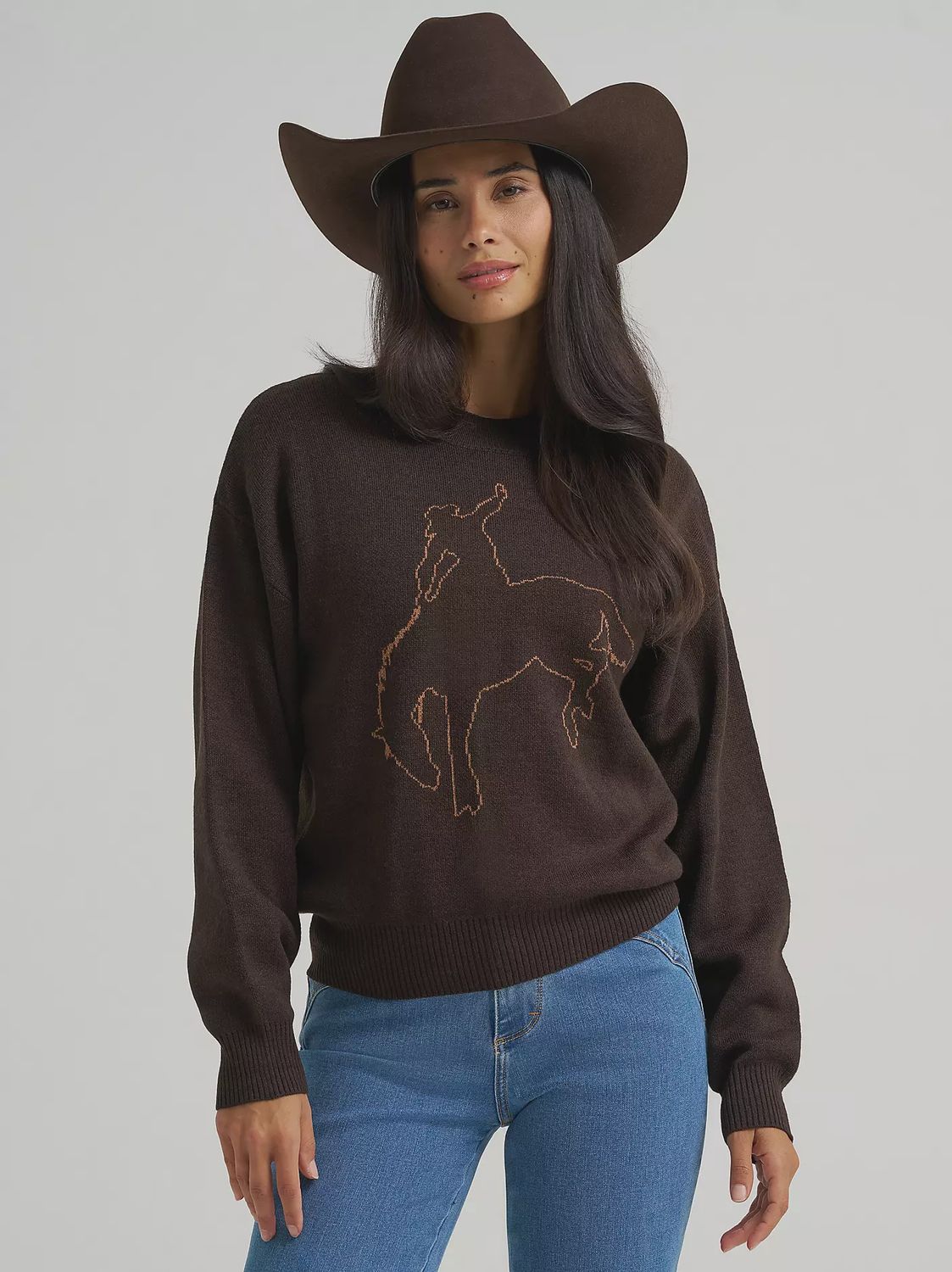 Wrangler Women's Canyon Sweater Brown 112383026