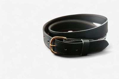 KLW Men's Leather The Ringo Black Belt 1406