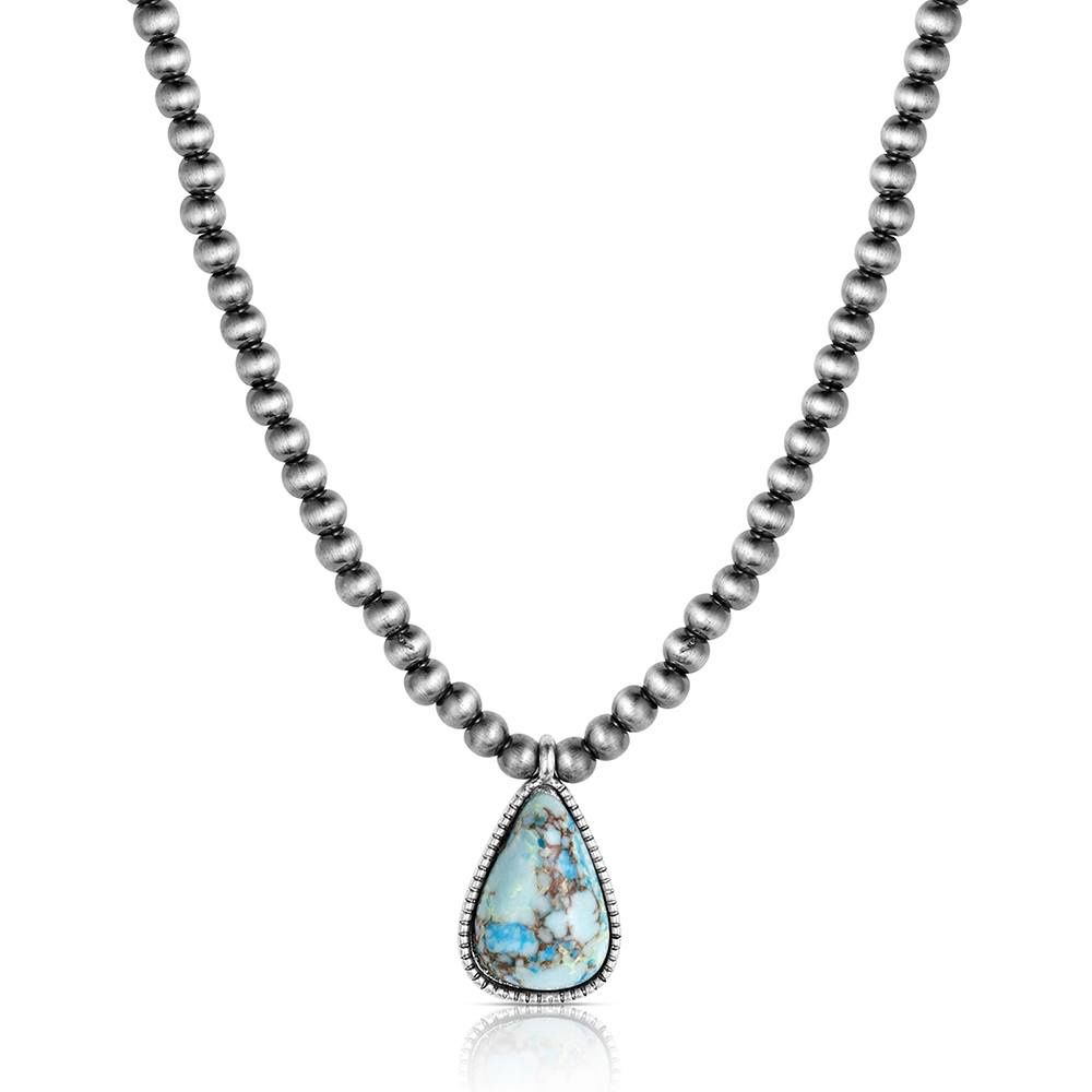Wild Turquoise Beaded Necklace