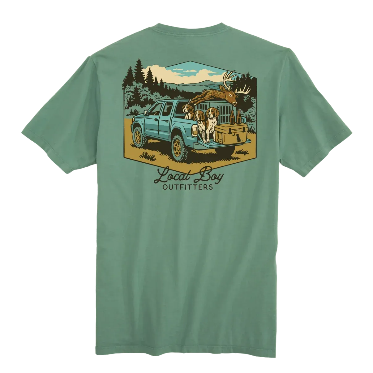 Local Boy Mens Heading Home SS Tee L1000794