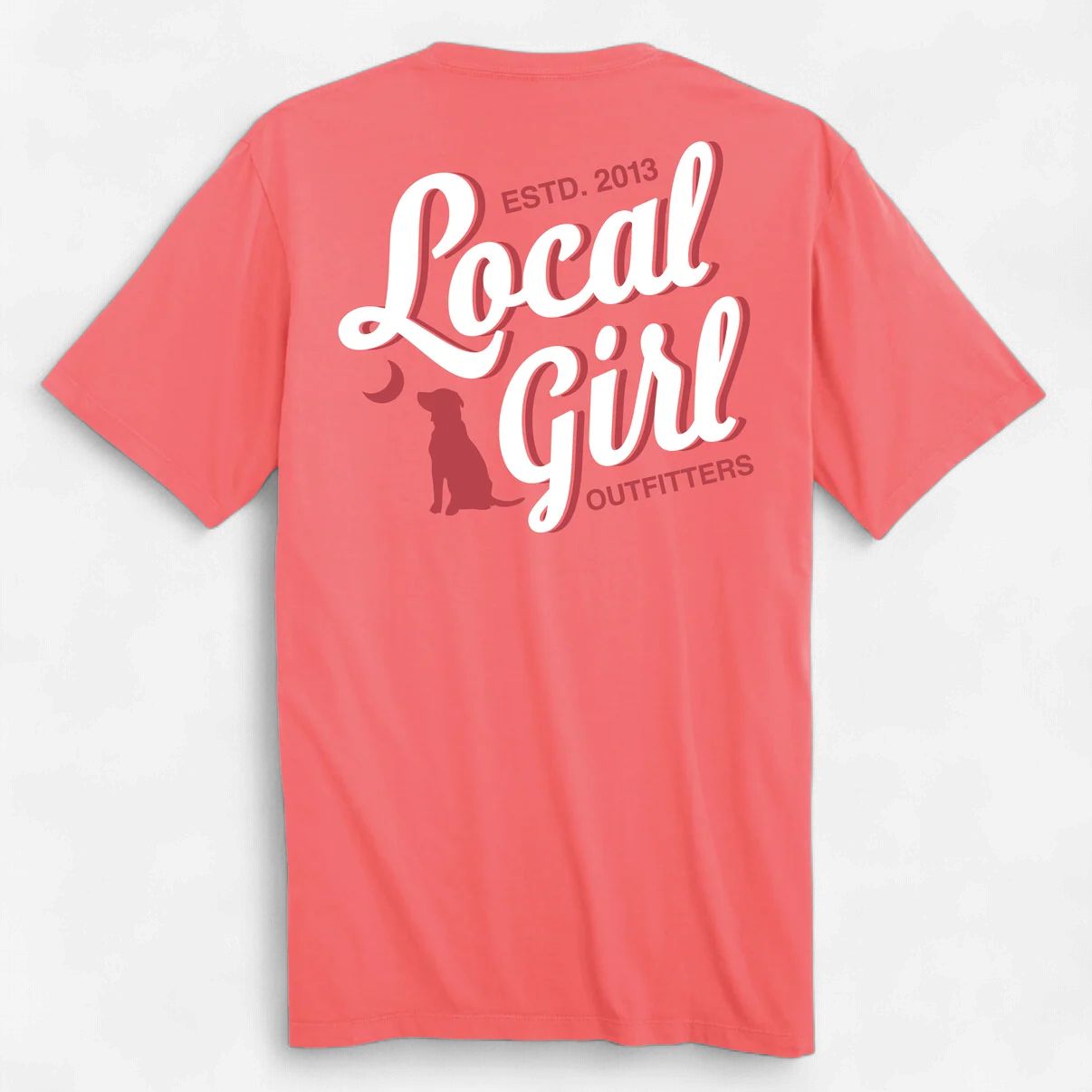 Local Girl Stacked Script SS Tee L5100067