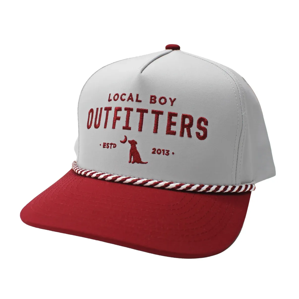 Local Boy Maroon Collegiate HC Rope Hat L3000811