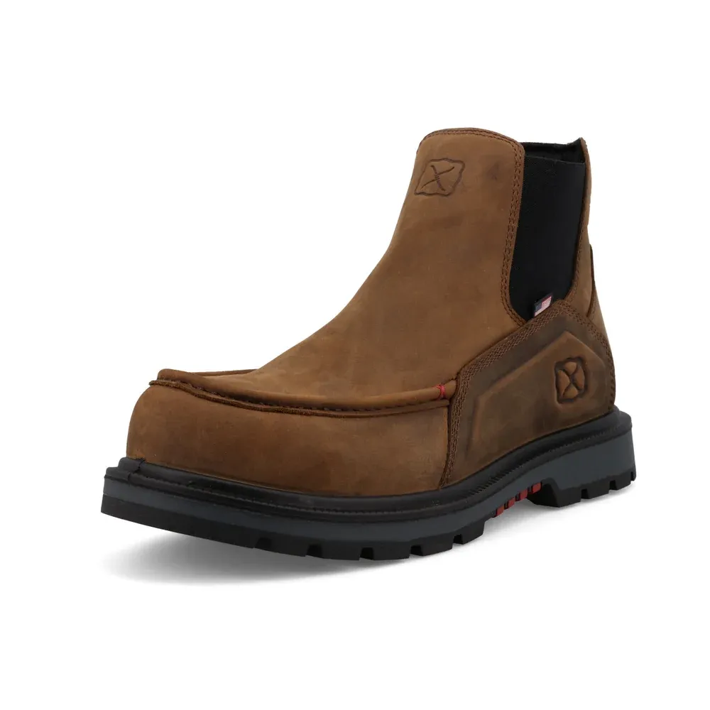 Twisted X Men's USA 6" Chelsea Moc Toe Work USA	MDAN001