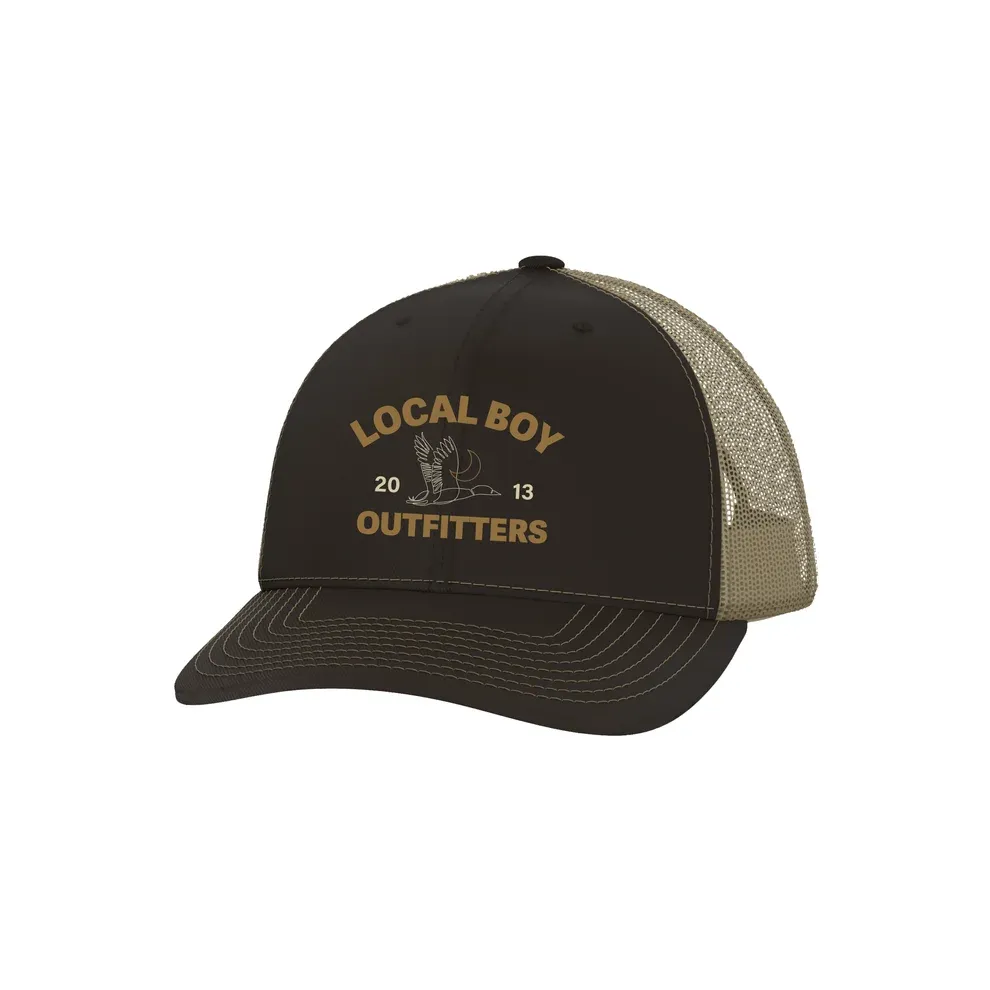 Local Boy Men's Duck Lines Trucker Hat L3000781