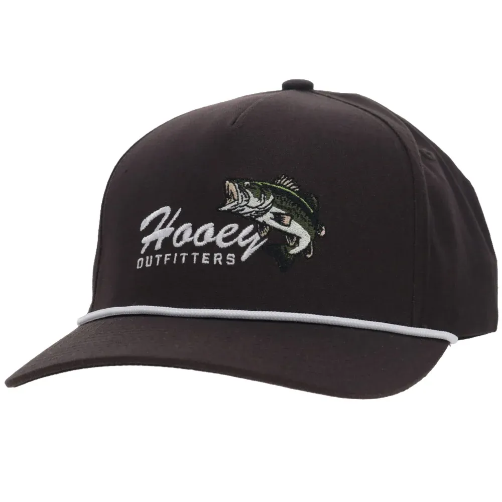 Hooey Men's Bass 5 Panel Mid Brown Trucker Hat 6036T-BR
