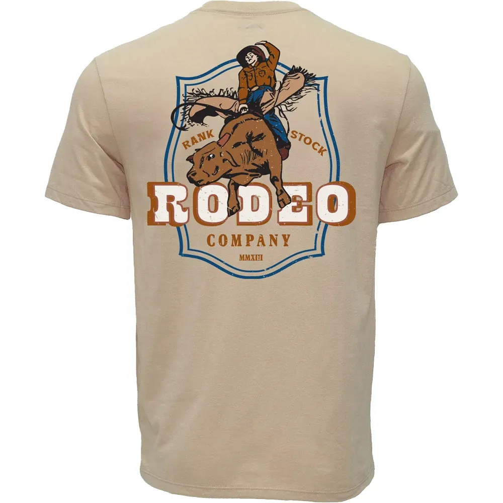 Hooey Men's Graphic SS Tee Rank Rodeo RT2604TN