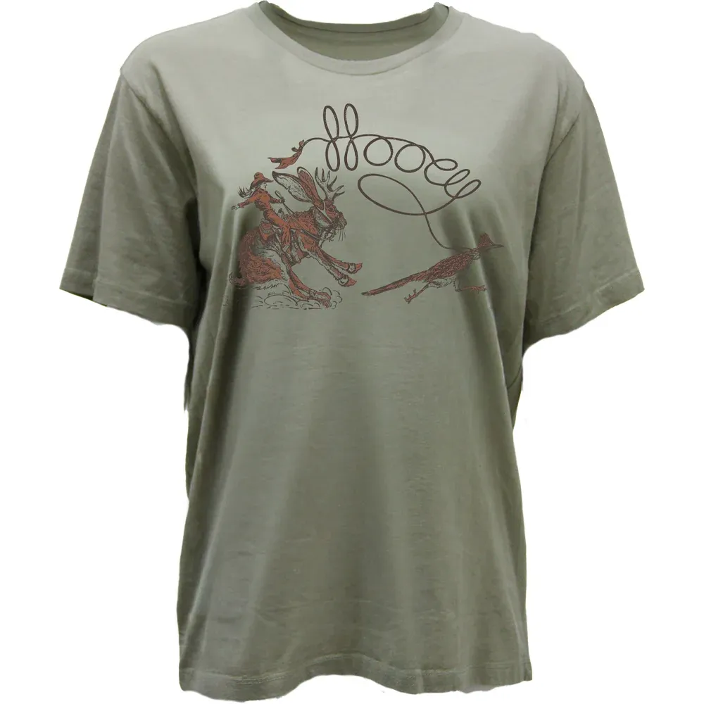 Hooey Women's Jackie SS TEE Olive HT2696OL