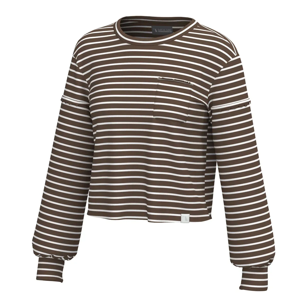 Local Girl Women's Espresso Crewneck L5130010