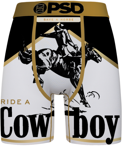 PSD Underwear Men's ride a cowboy blk, Size: S