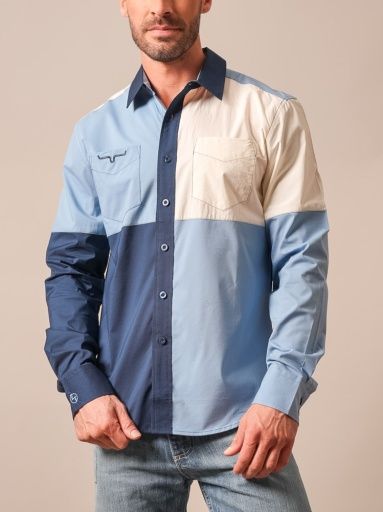 Kimes Men's ZT BLOCK PARTY, Colour: MID BLUE, Size: S