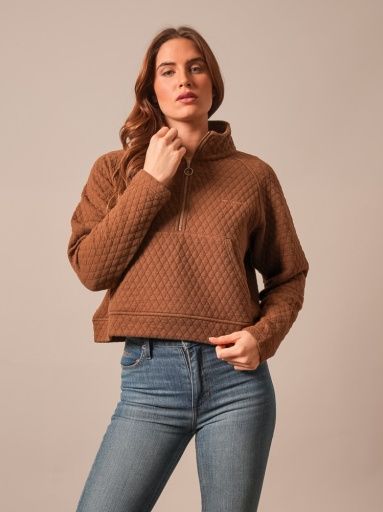 Kimes Women's Pullover RITA, Colour: DARK BROWN, Gender: Women's, Size: S