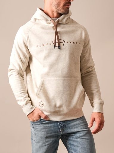 Kimes Men's Hoodie ZT BACK THEN, Colour: OATMEAL HEATHER, Size: S