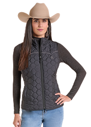 Panhandle Slim Women's Aztec Reversible Vest DW98C09309
