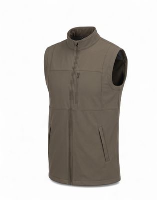 Local Boy Men's Elements Vest Dark Tan L1300055