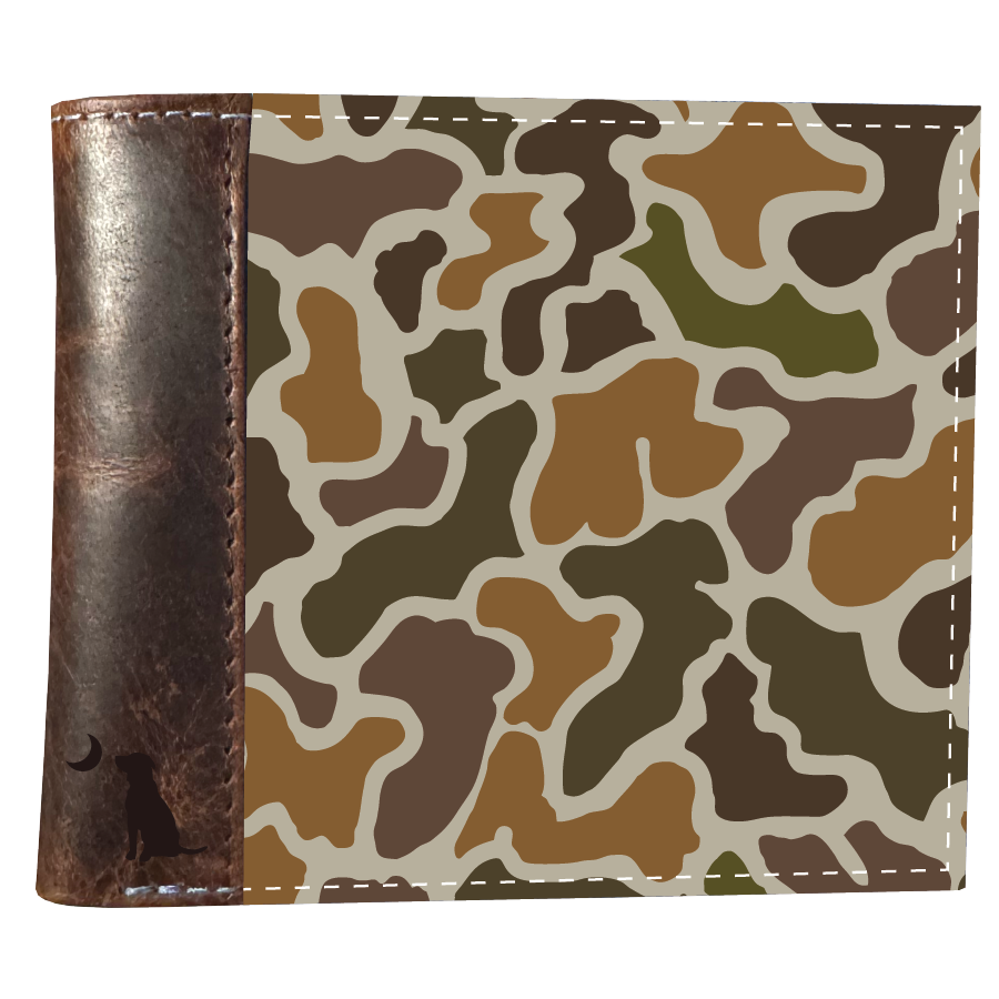 Local Boy Men's Localflage Vintage Camo Bi-Fold Wallet L2100507-LCV