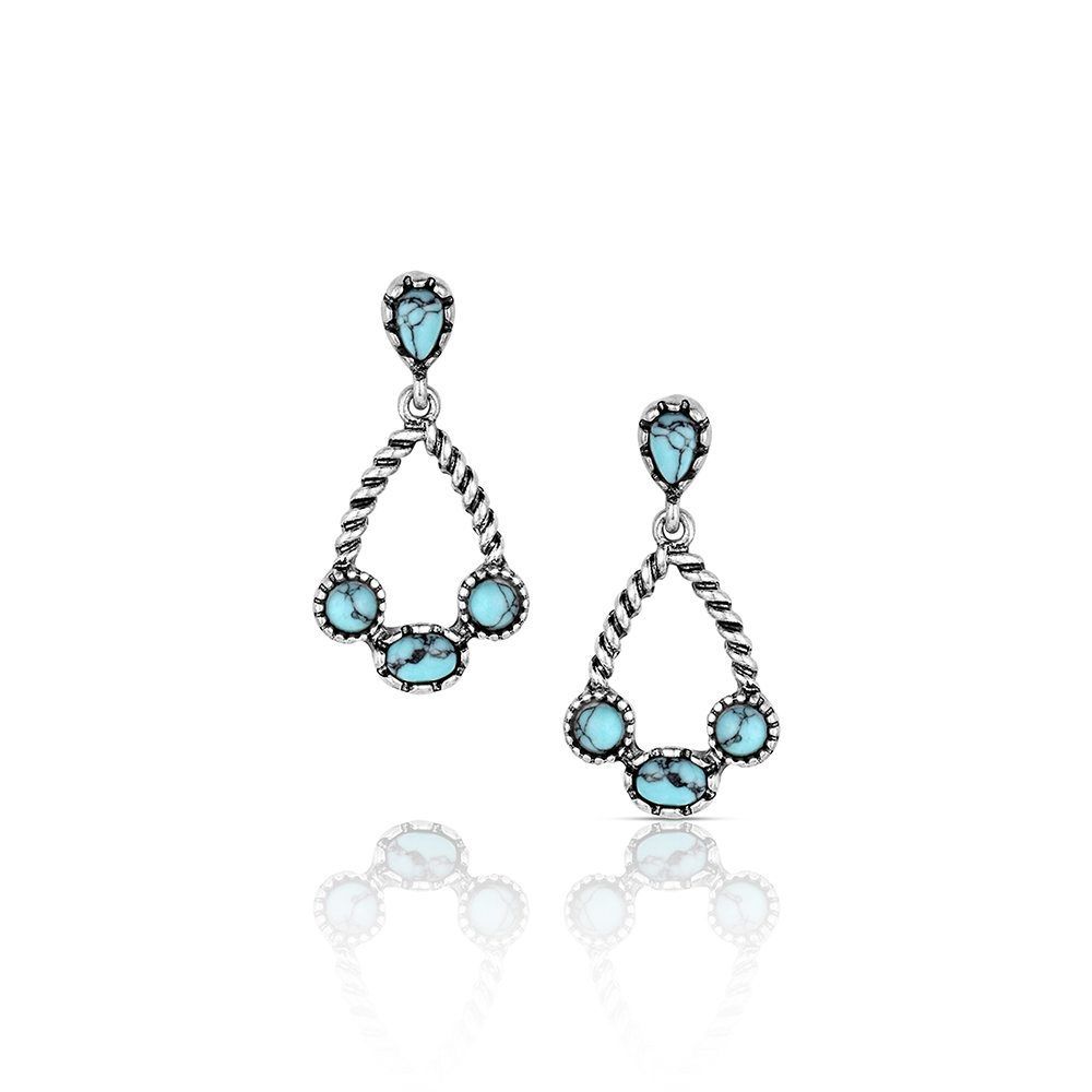 Montana Silversmith Women's Wander West Turquoise Earrings