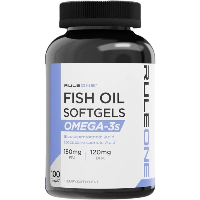 RULE1 OMEGA-3 FISH OIL 100CAP