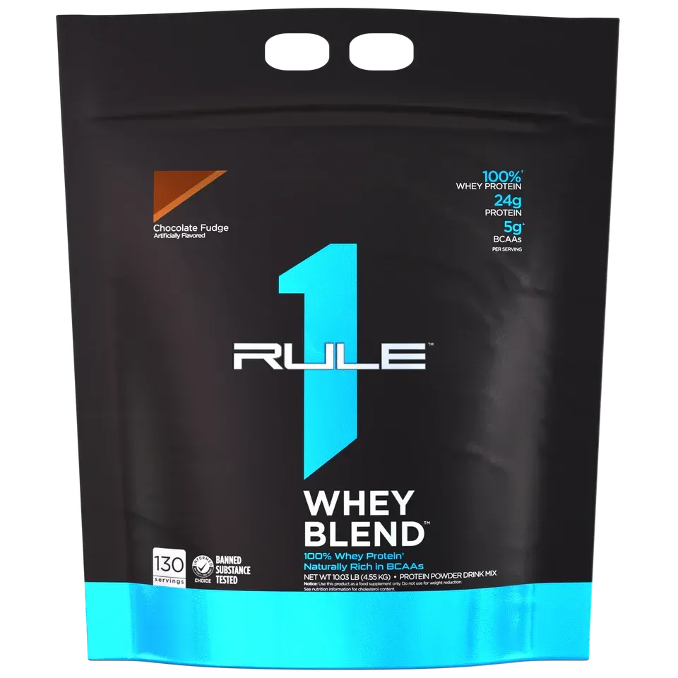 RULE1 WHEY BLEND PROTEIN 10LBS CHOCOLATE FUDGE