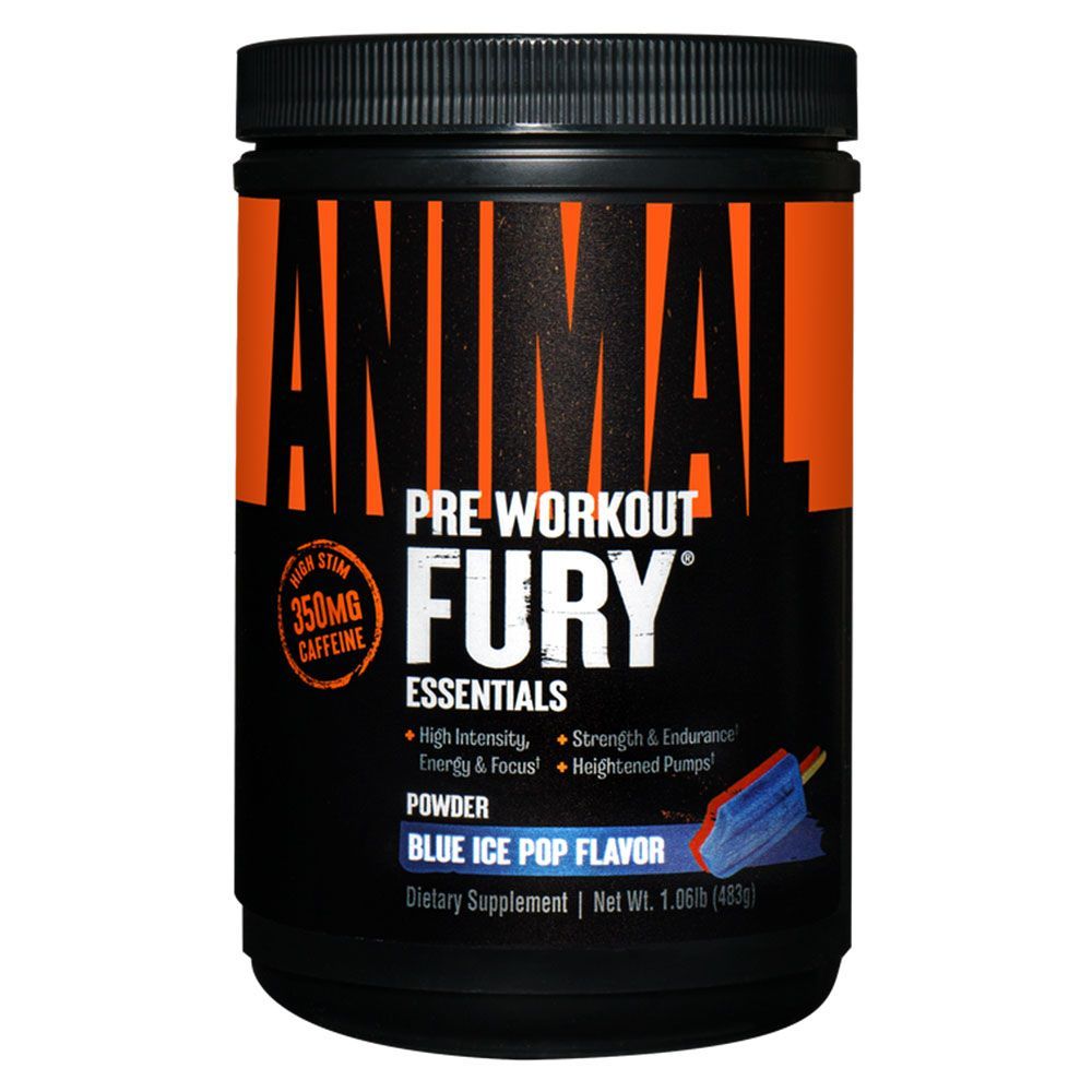 UNI ANIMAL PRE WORKOUT FURY BLUE ICE POP 483G