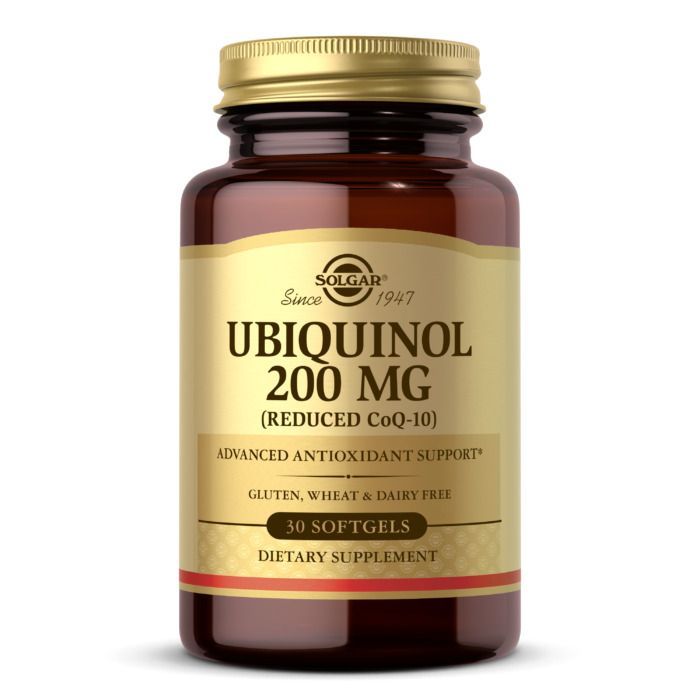 SOL UBIQUINOL 200MG REDUCED COQ-10 30SOFTGELS