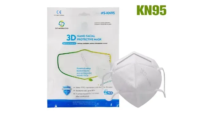 STARBUSS 3D NANO FACIAL S-KN95 MASK 2PC/PACK