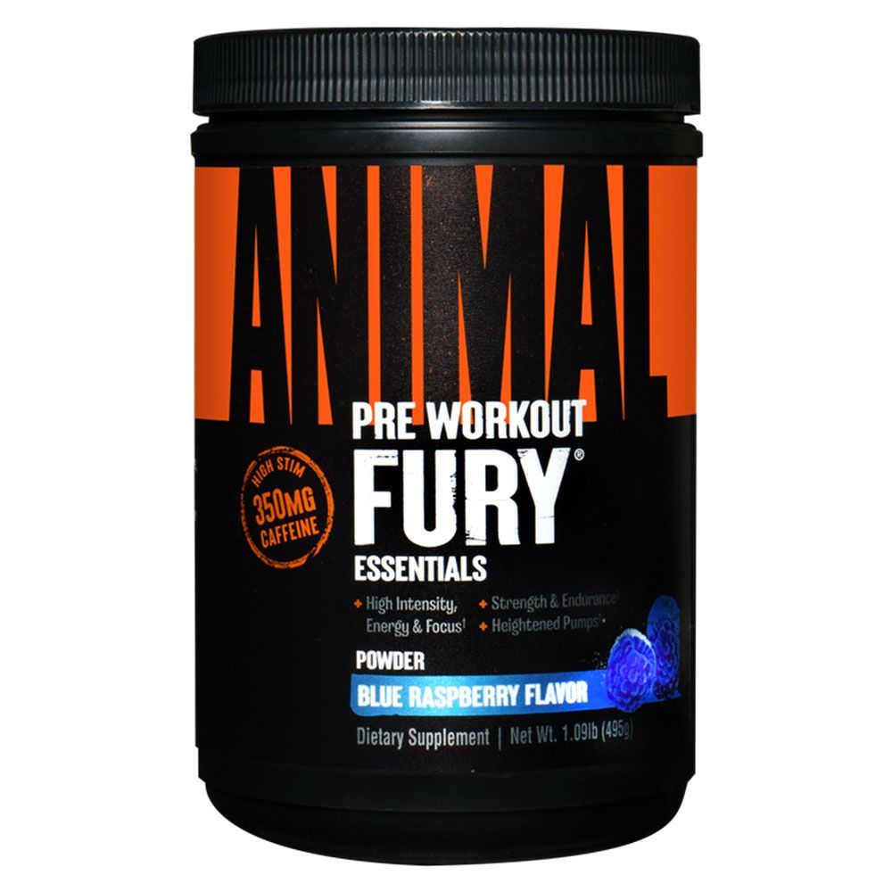 UNI ANIMAL PRE WORKOUT FURY BLUE RASPBERRY 495G