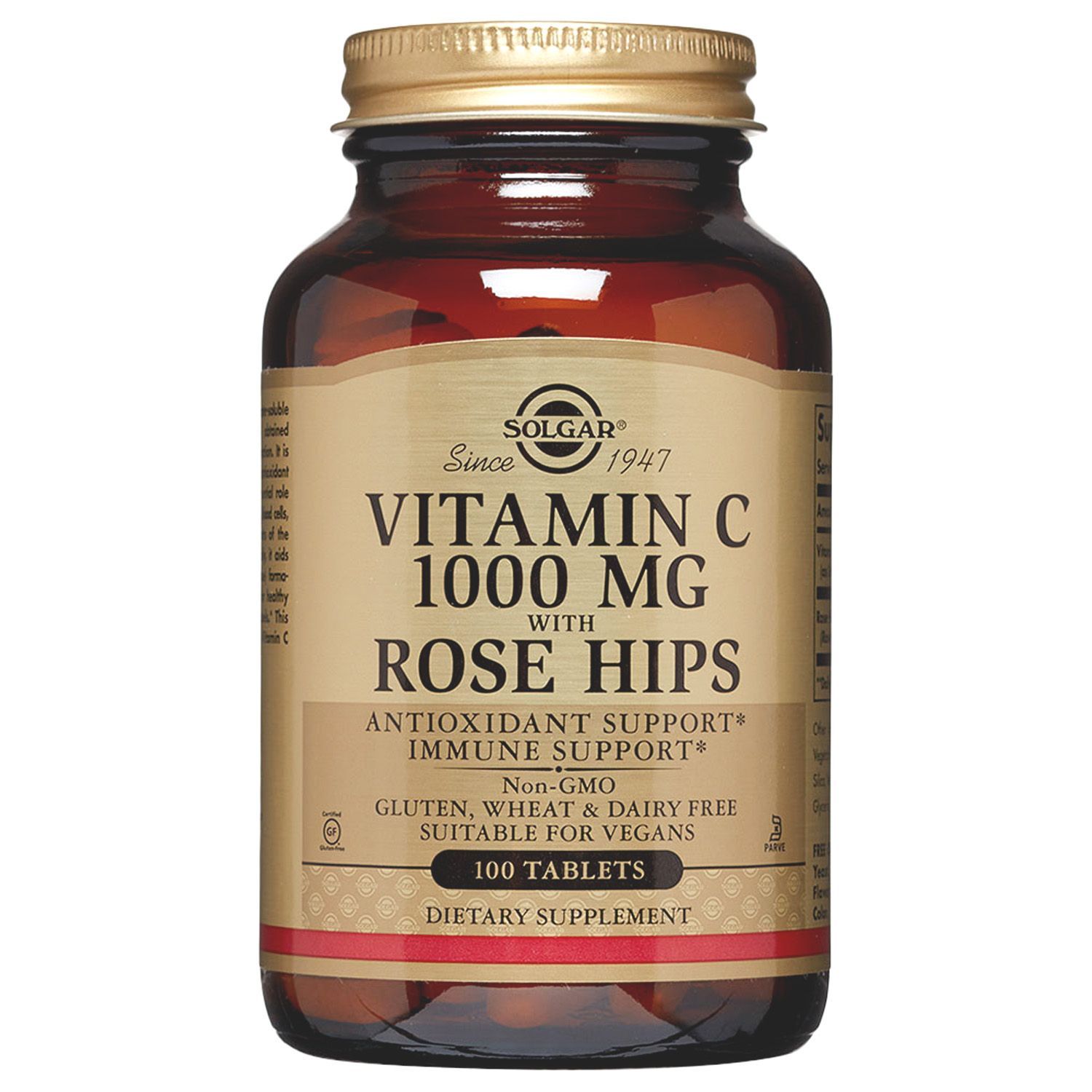 SOL VITAMIN C 1000MG WITH ROSE HIPS 100TABS