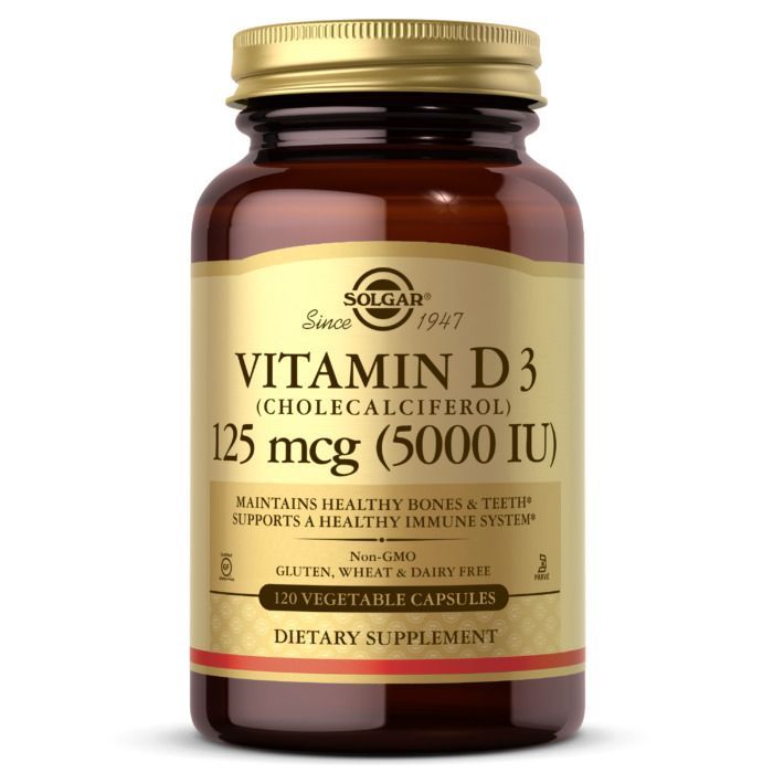 SOL VITAMIN D3 125 MCG 5000IU 120VCAPS