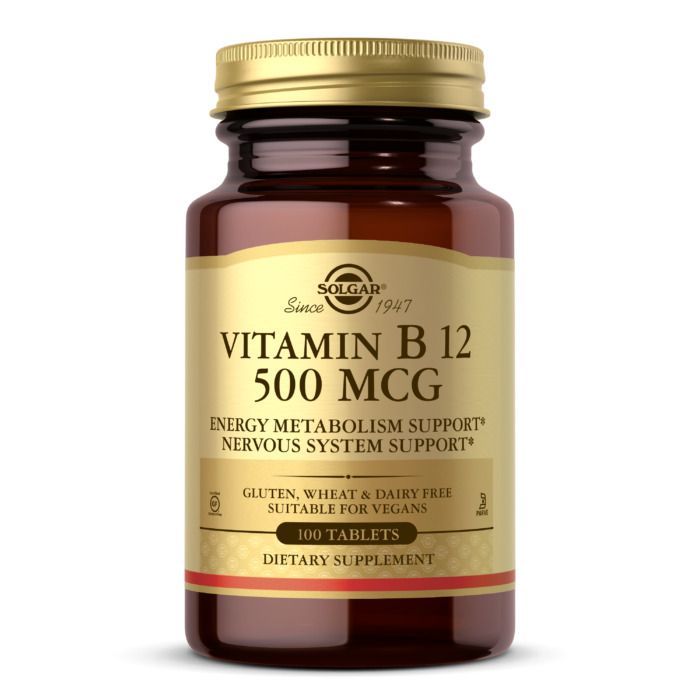 SOL VITAMIN B12 500MCG 100TABS
