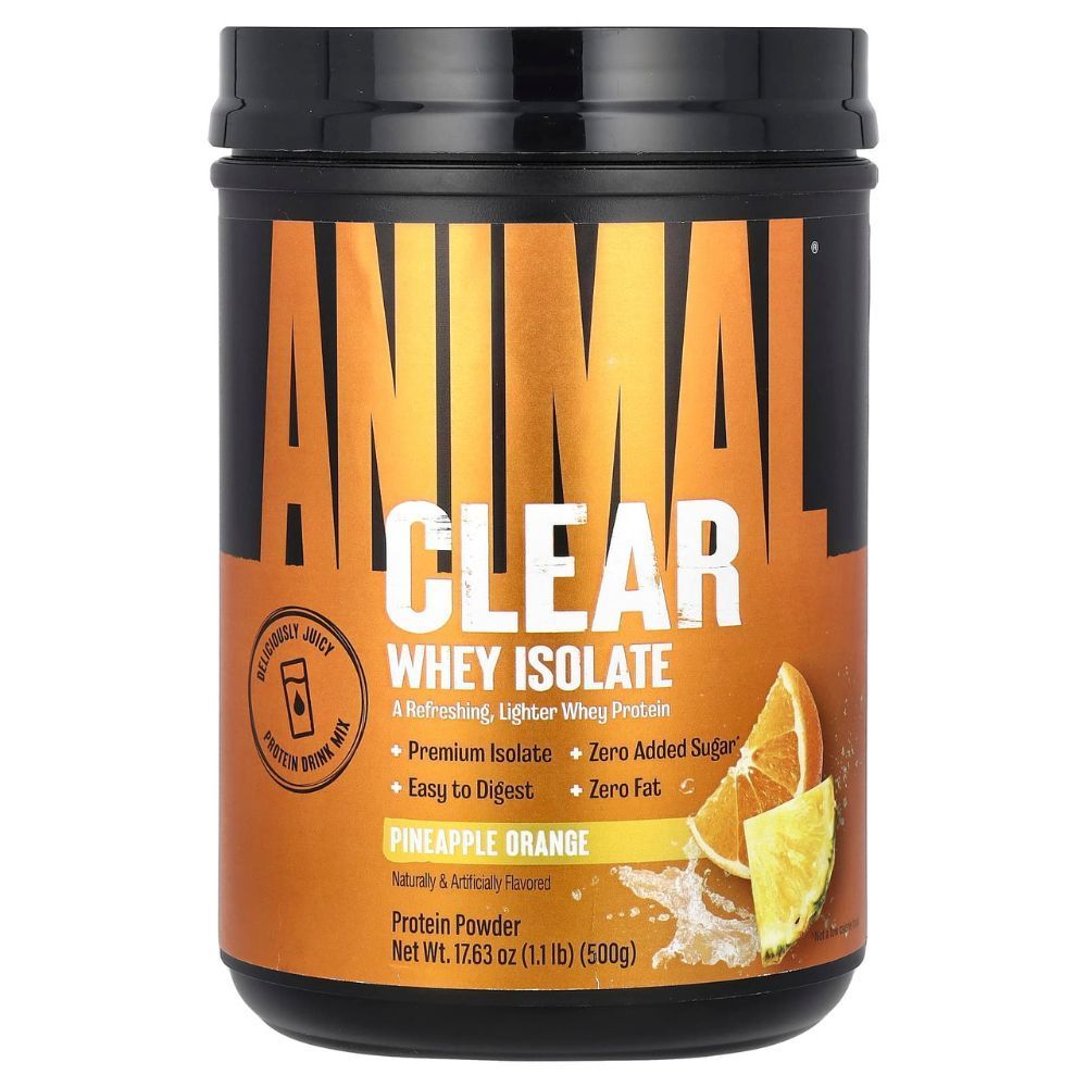 UNI ANIMAL CLEAR WHEY ISOLATE PINEAPLE ORANGE 500G