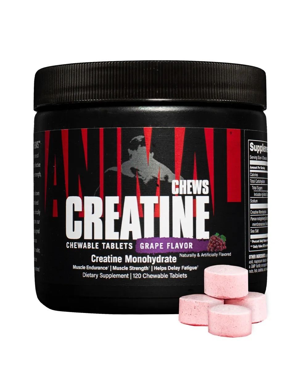 UNI ANIMAL CREATINE CHEWS GRAPE FLAVOR 120TAB