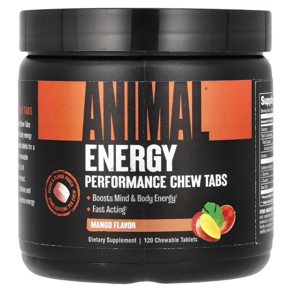 UNI ANIMAL ENERGY PERFOMANCE MANGO 120CHEW TABS