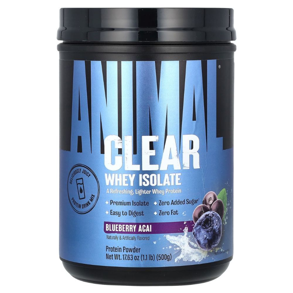 UNI ANIMAL CLEAR WHEY ISOLATE BLUEBERRY ACAI 500G