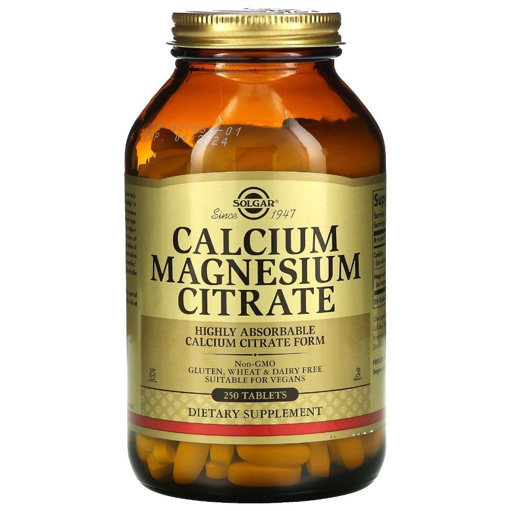 SOL CALCIUM MAGNESIUM CITRATE 250TAB