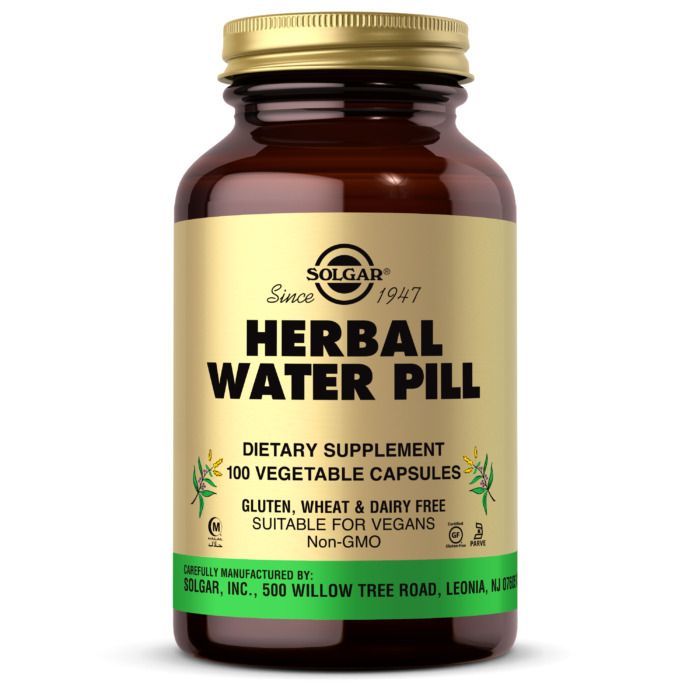 SOL HERBAL WATER PILL 100VEGCAPS