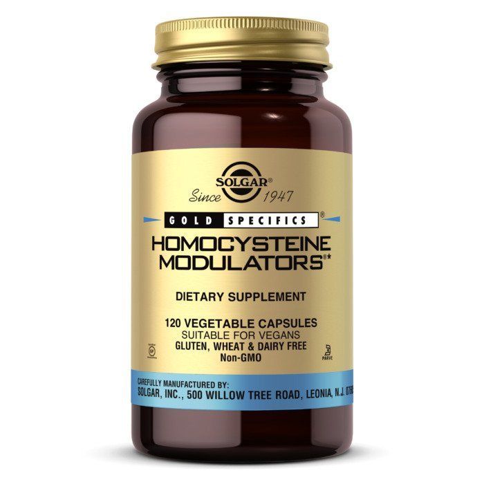 SOL GOLD HOMOCYSTEINE MODULATORS 120VCAPS