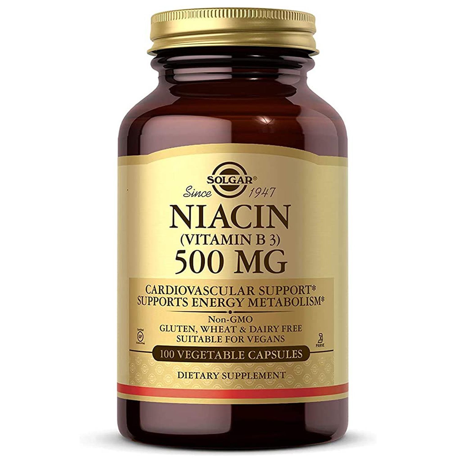 SOL NIACIN VITAMIN B3 500MG 100VCAPS