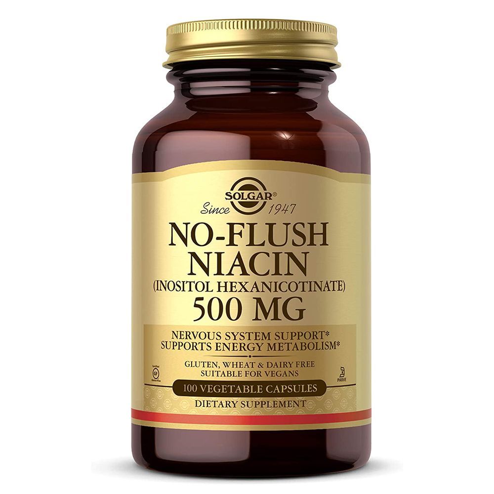 SOL NO-FLUSH NIACIN 500MG 100VCAPS