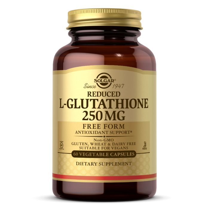 SOL REDUCED L-GLUTATHIONE 250MG 60VCAPS