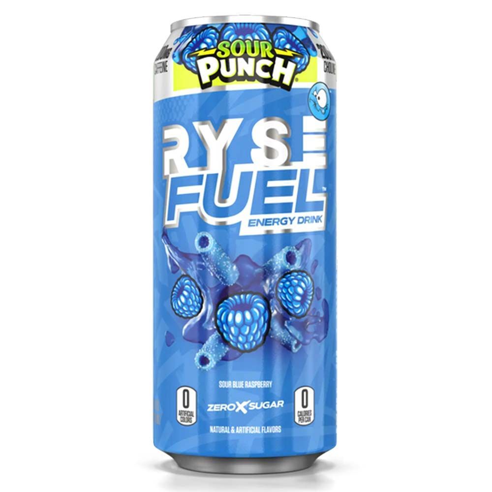 RYSE FUEL ENERGY DRINK SOUR PUNCH BLUE RAZ 473ML