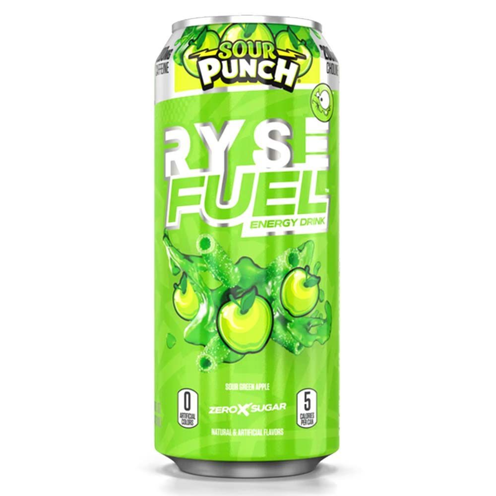 RYSE FUEL ENERGY DRINK SOUR PUNCH GREEN APLE 473ML