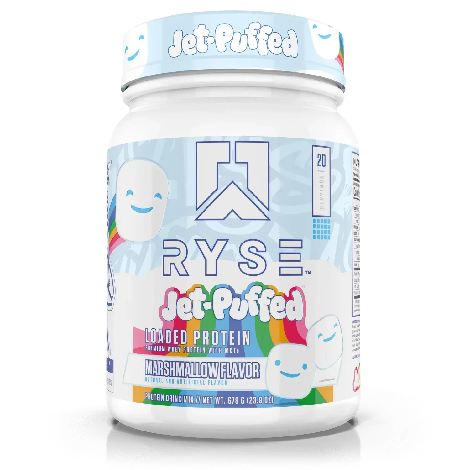RYSE WHEY LOADED PROTEIN JET PUFED MARSHMALOW 678G