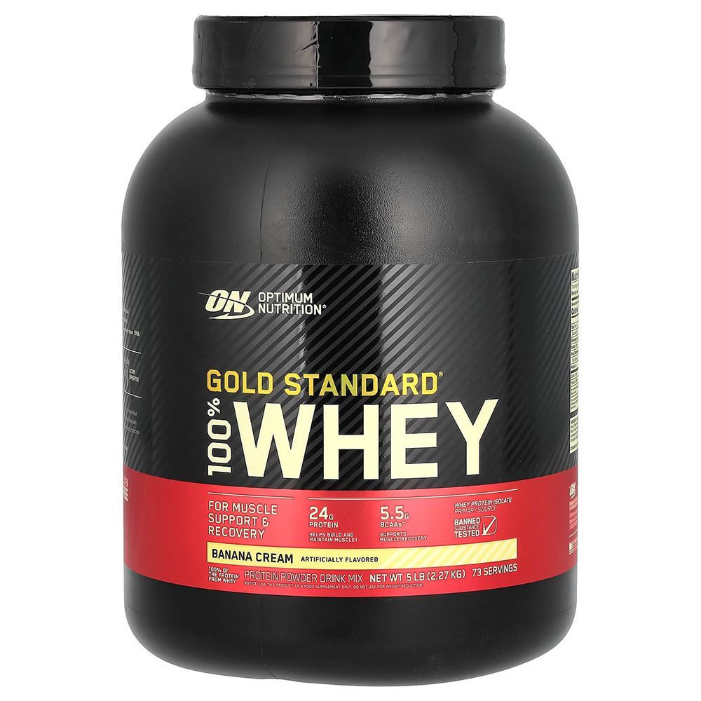 ON 100% WHEY GOLD BANANA CREAM 5LB