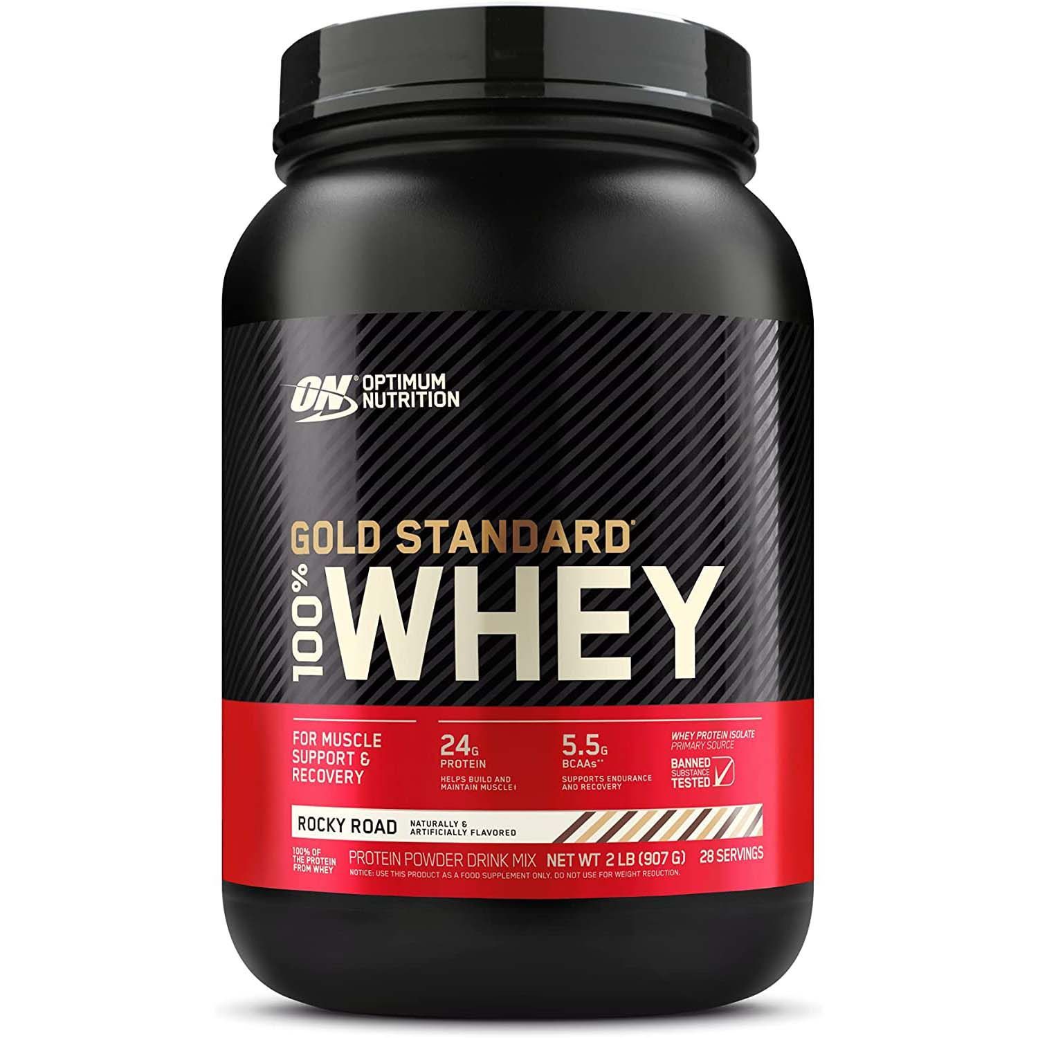 ON 100% WHEY GOLD ROCKY ROAD 2LB