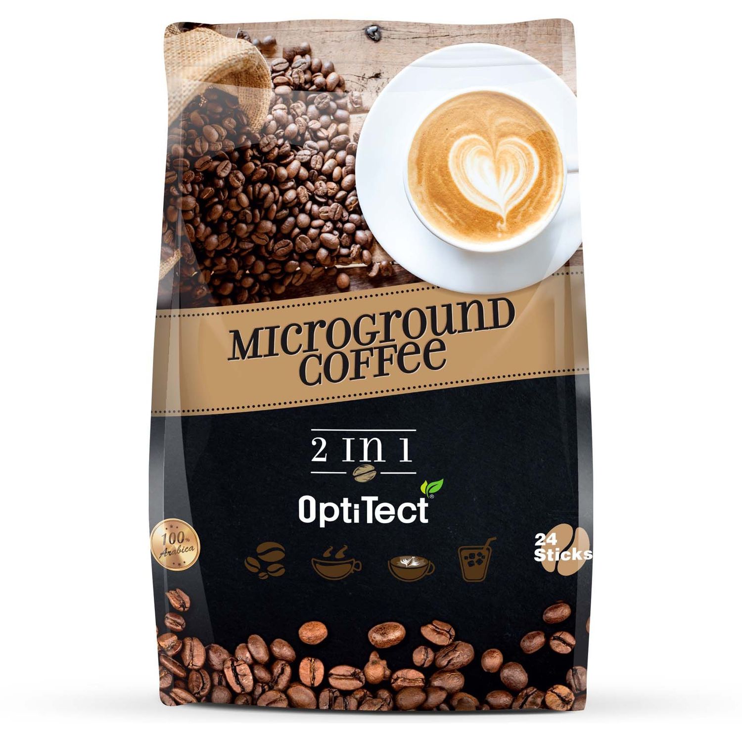 OPTI TECT MICROGROUND 2 IN 1 COFFEE 384G
