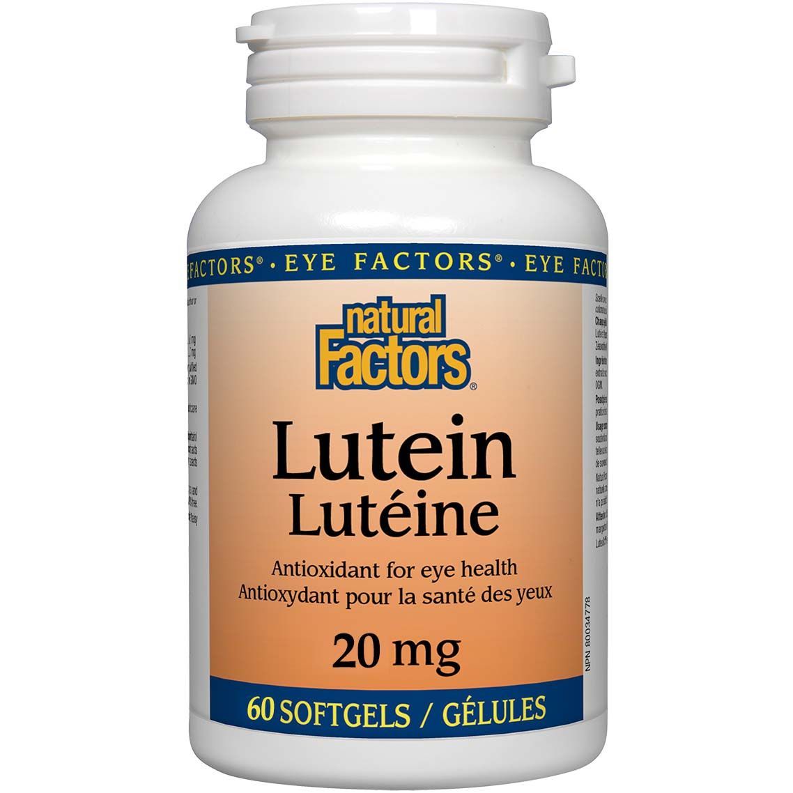 NF LUTEIN WITH 3.5MG ZEAXANTHIN 20MG 60SOFTGELS