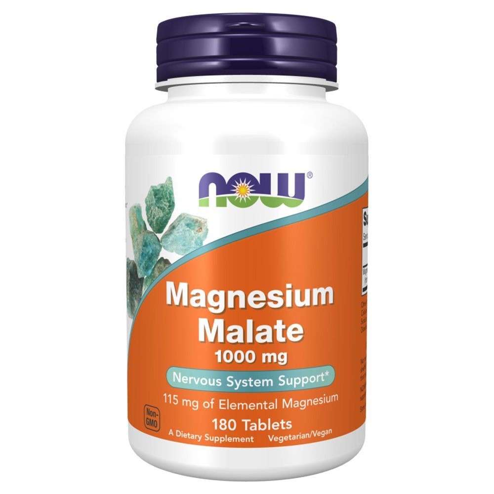 NOW MAGNESIUM MALATE 1000MG 180TAB