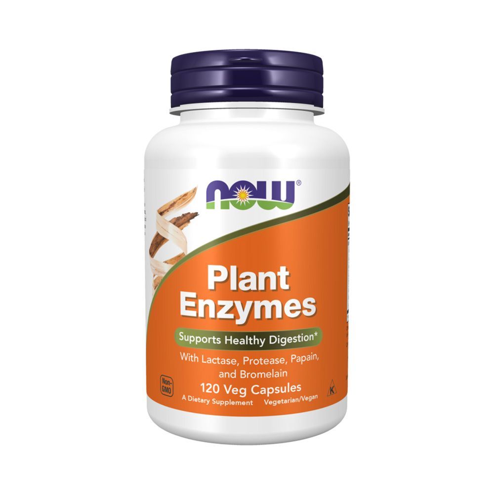 NOW PLANT ENZYMES VEG 120CAPS